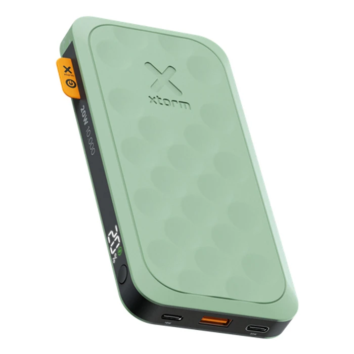Xtorm Fuel Series Power Bank 10000mAh 20W με Θύρα USB-A και 2 Θύρες USB-C Sage Green