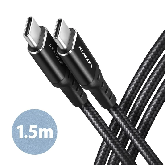 Καλώδιο Axagon Bucm-Cm15ab Pd 60 W Usb-C Usb-C 1.5m