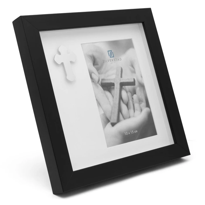 Κορνίζα Zilverstad PhotoFrame με Σταυρό 10x15 Πορτραίτο Μέταλλο