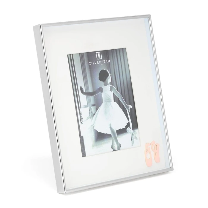Κορνίζα πορτρέτου & μίνι Zilverstad Ballerina μεταλλική 10x15 με passepartout