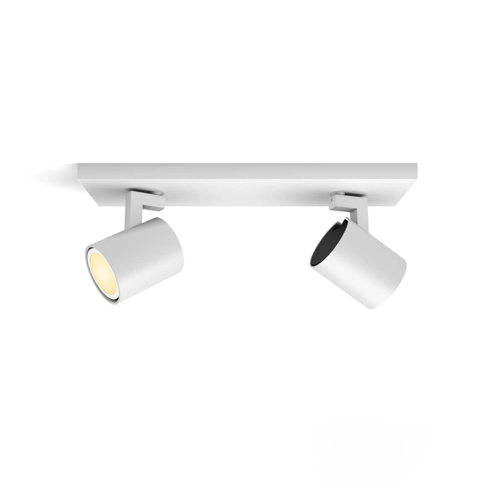 Philips Hue White Ambiance Runner Spot 2 φώτα Λευκό 2x350 lm με διακόπτη dimmer (KY01-1FG)