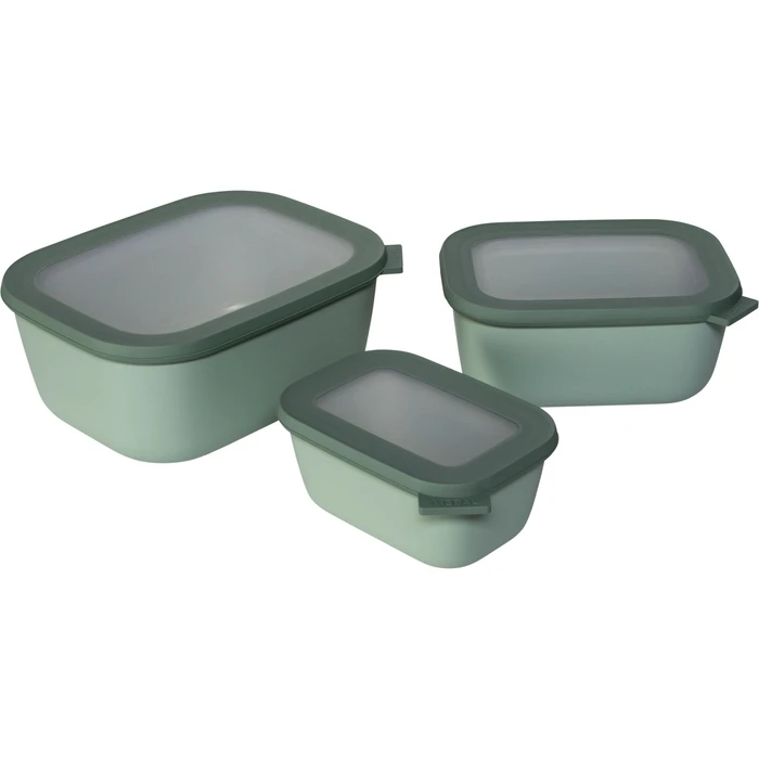 Mepal Cirqula Multi-Bowl Set 3-pcs, Nordic Sage