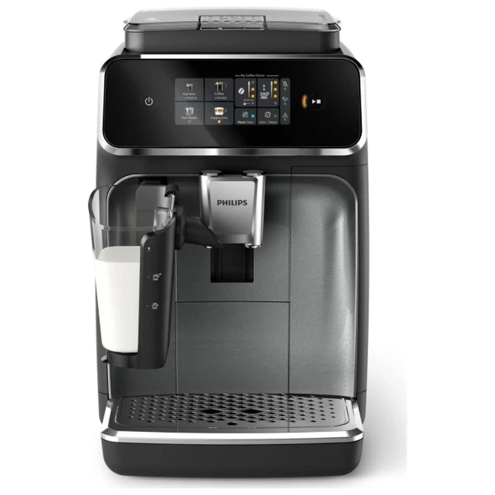 Philips 2300 LatteGo EP2339/40 Automatic Coffee Machine (black/silver)