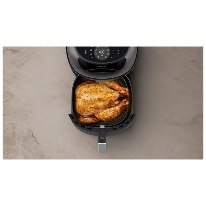Philips Ovi XL 3000 NA341/00 Φριτέζα Αέρος 7.2 L – Μαύρο/Ασημί