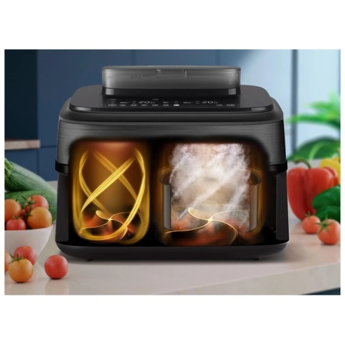 Philips Ovi Dual 5000 NA552/00 Airfryer 9 L Black
