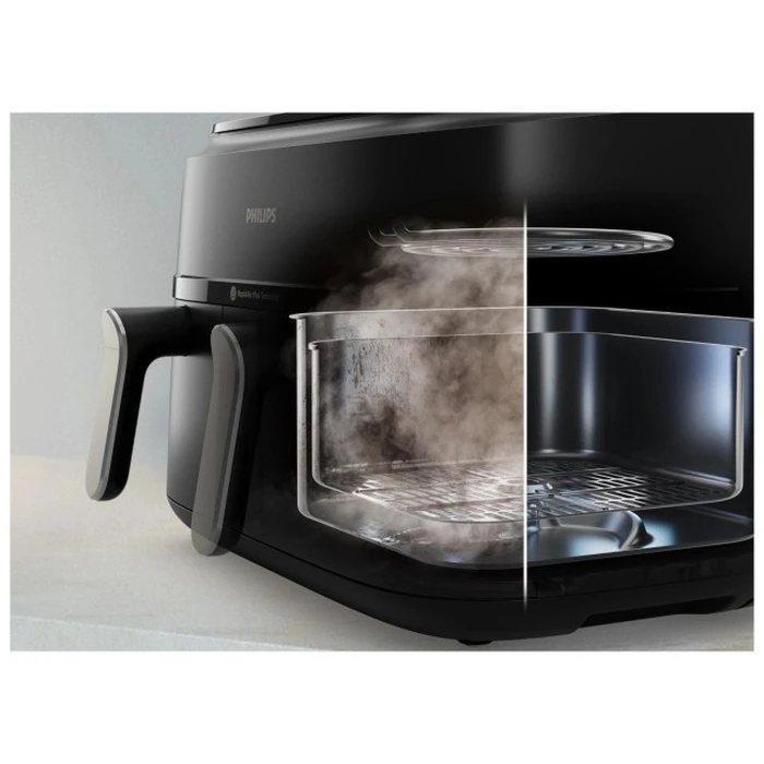 Philips Ovi Dual 5000 NA552/00 Airfryer 9 L Black