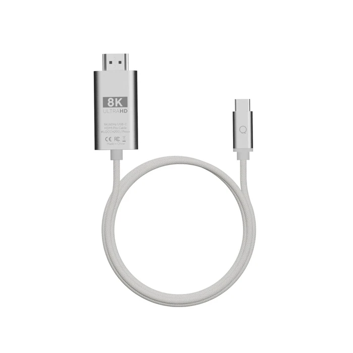 Linq Usb-c To Hdmi Cable 2m 8k Ultra Hd Procable Series Light Grey