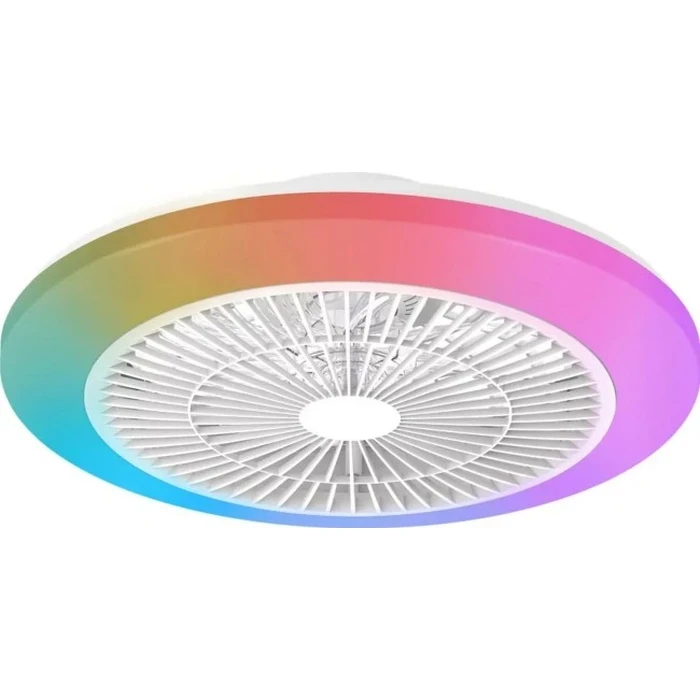Philips Amigo ceiling fan with integrated LED (20W fan + 40W light), RGB + tunable white, remote control