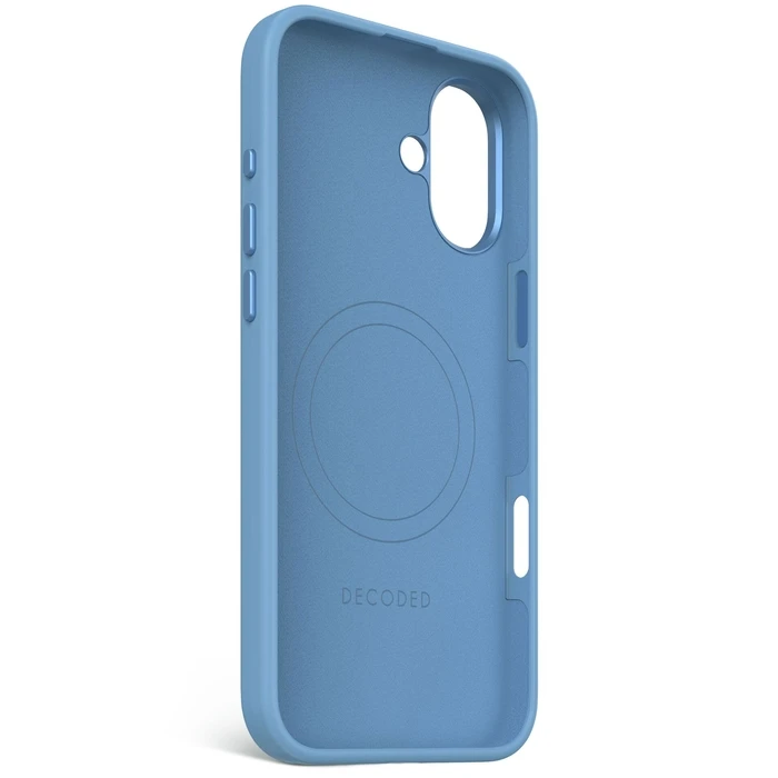 Decoded Αντιμικροβιακή Επίστρωση Σιλικόνης Backcover για iPhone 16 Plus - Light Blue (Air Blue)