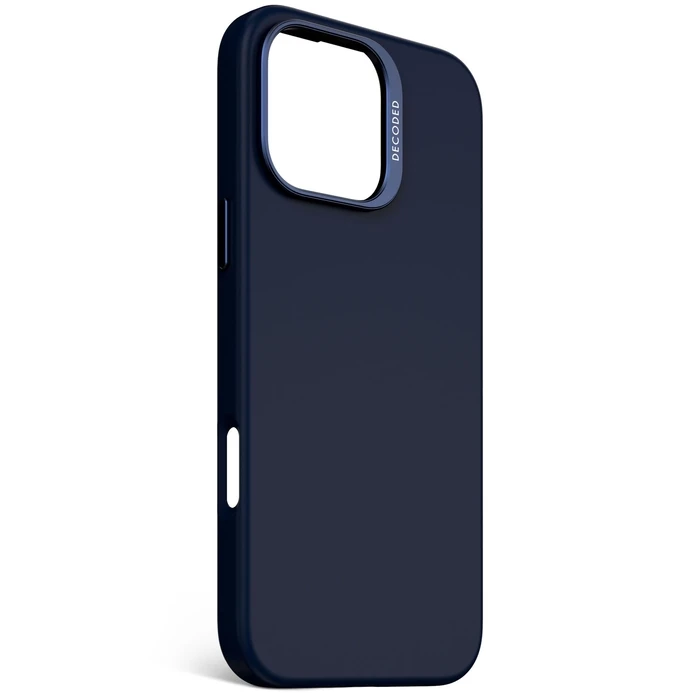 Decoded Αντιμικροβιακή Σιλικόνης Θήκη Πλάτης για iPhone 16 Pro Max - Navy