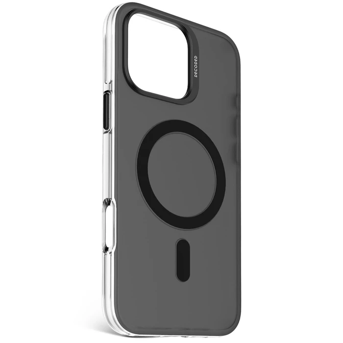 Θήκη Decoded από ανακυκλωμένο πλαστικό για iPhone 16 Pro Max — Διαφανές Μαύρο