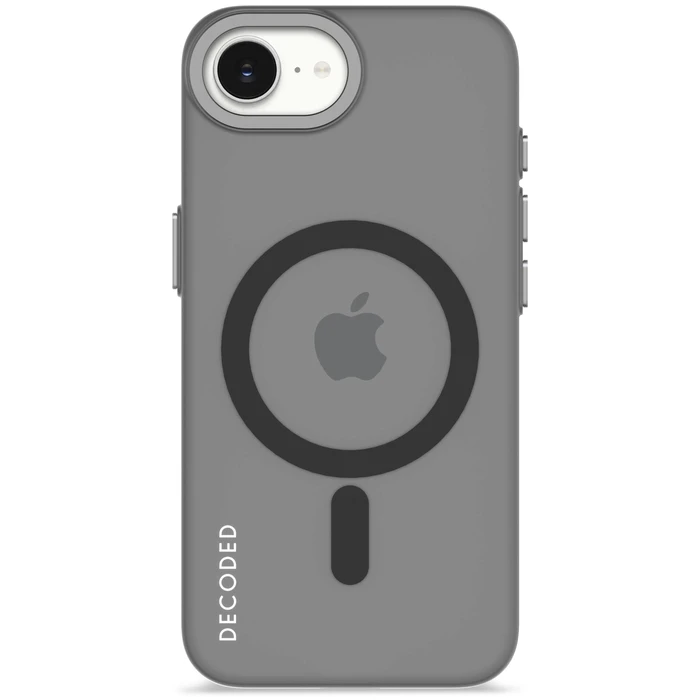 Decoded Ανακυκλωμένη Ρητίνη Πίσω Θήκη για iPhone 16e - Διαφανές Μαύρο