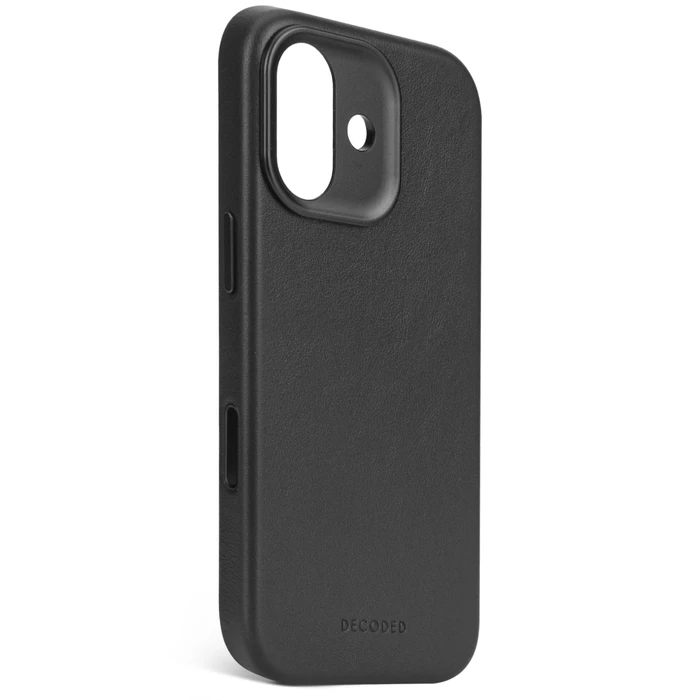 Decoded Δερμάτινη Θήκη Πλάτης για iPhone 17 - Μαύρο