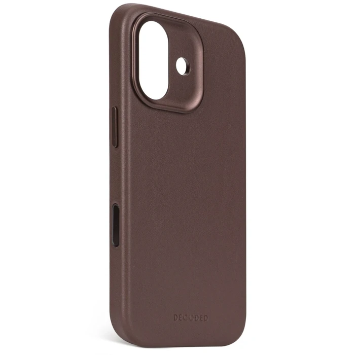 Decoded Δερμάτινη Πίσω Θήκη iPhone 17 — Chocolate Brown