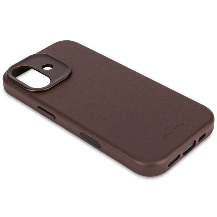 Decoded Δερμάτινη Πίσω Θήκη iPhone 17 — Chocolate Brown