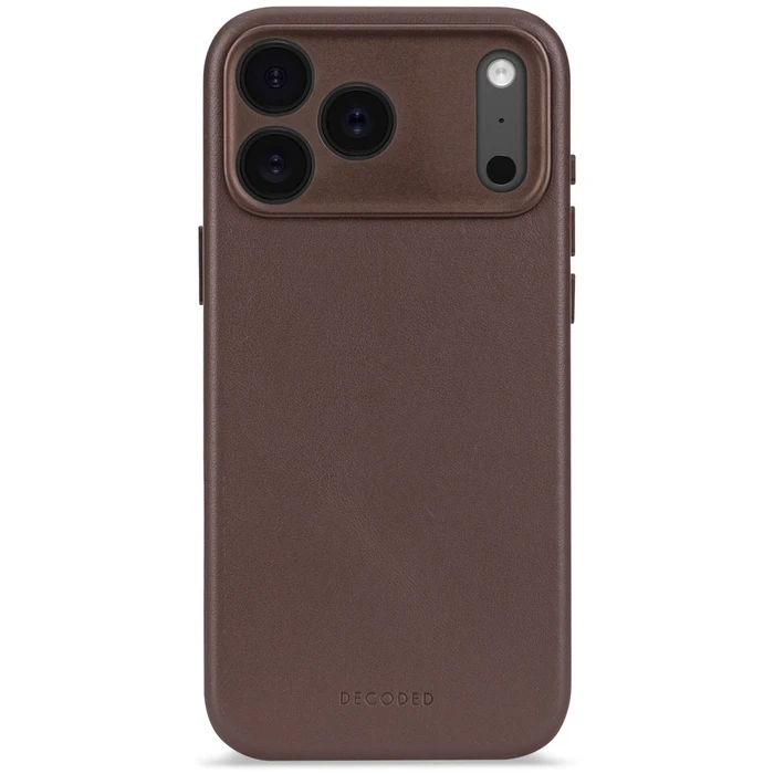 Decoded Δερμάτινη Πίσω Θήκη iPhone 17 Pro - Chocolate Brown