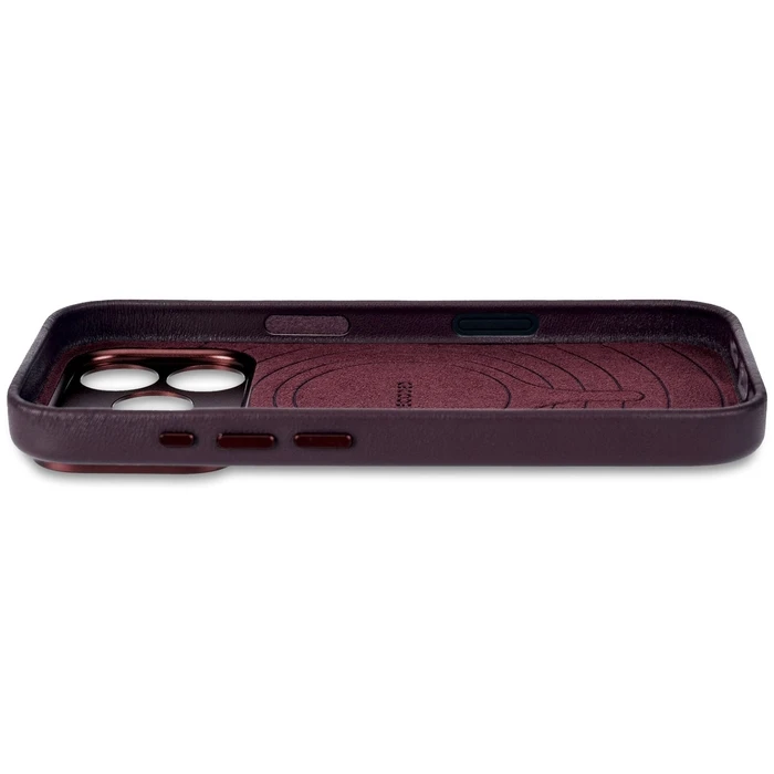 Decoded Δερμάτινη Θήκη Πλάτης iPhone 17 Pro Dark Ruby