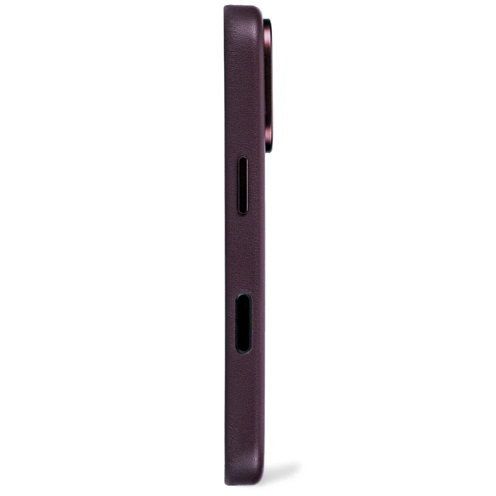 Decoded Δερμάτινη Θήκη Πλάτης iPhone 17 Pro Dark Ruby