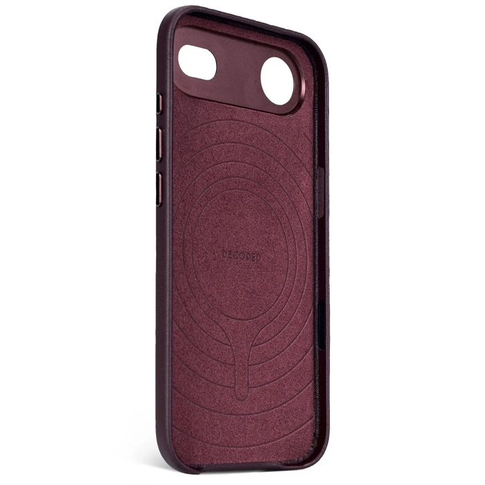 Decoded Δερμάτινη Θήκη Πίσω για iPhone 17 Air - Dark Ruby