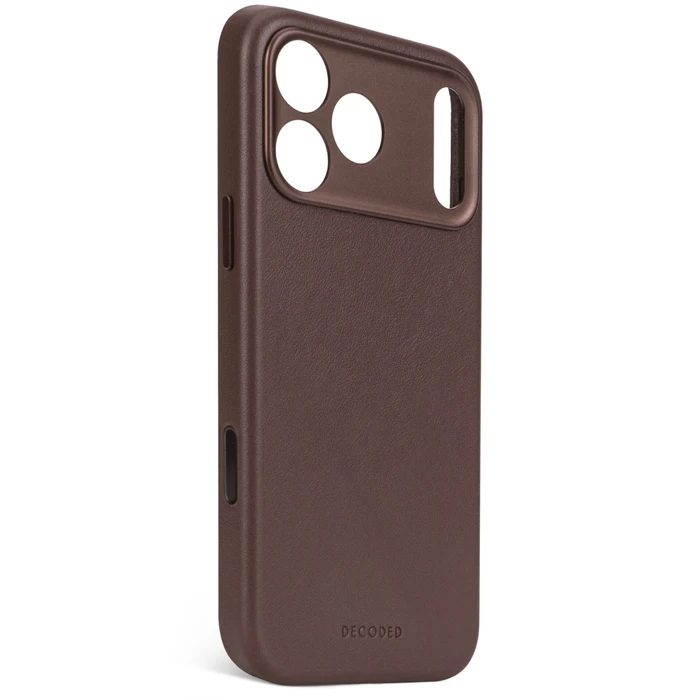 Decoded Δερμάτινη Πίσω Θήκη iPhone 17 Pro Max - Chocolate Brown