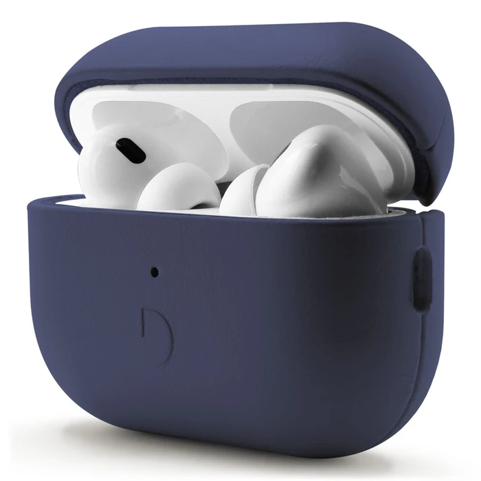 Decoded Δερμάτινη Θήκη AirCase Pro για AirPods Pro 3 - Navy