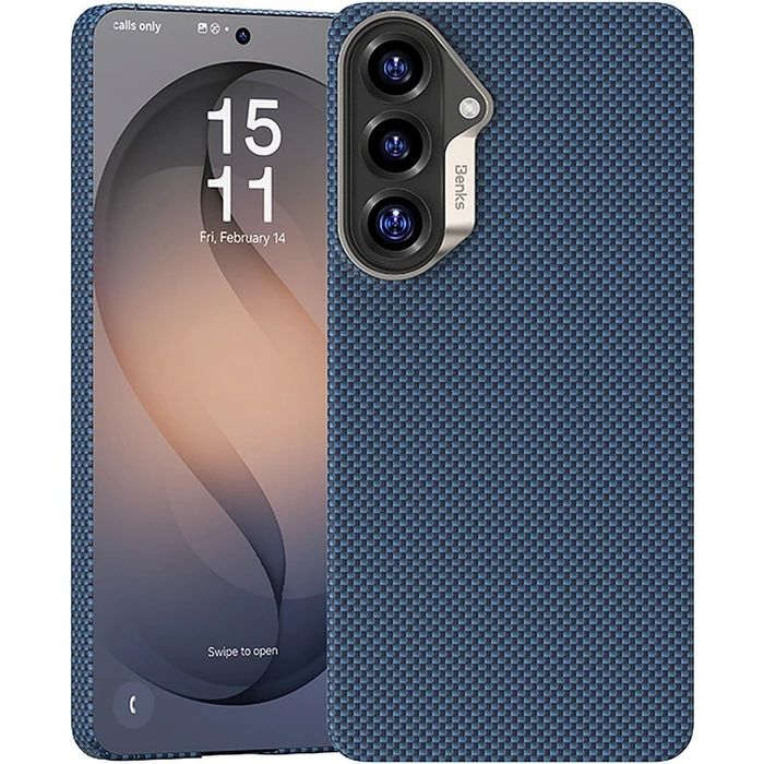 Benks Magnetic Armor Tint Kevlar 1000D Samsung Galaxy S26+ Plus blue