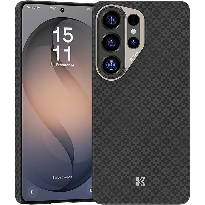 Benks Magnetic Armor Air Armor Grid Kevlar Metal Frame 600D Samsung Galaxy S26 Ultra black
