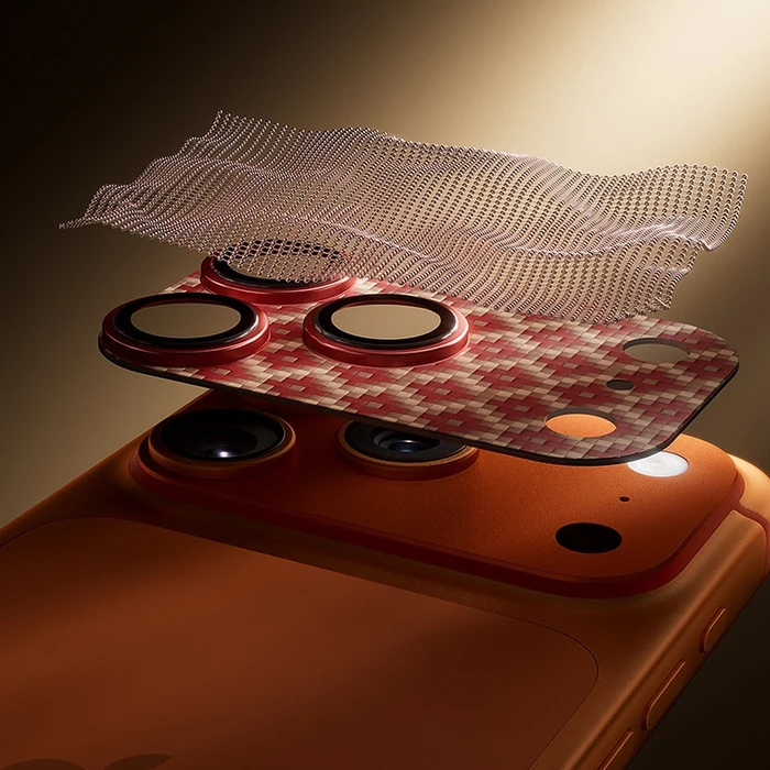 Benks Armor Warrior Lens Apple iPhone 17 Pro ArmorGrid orange