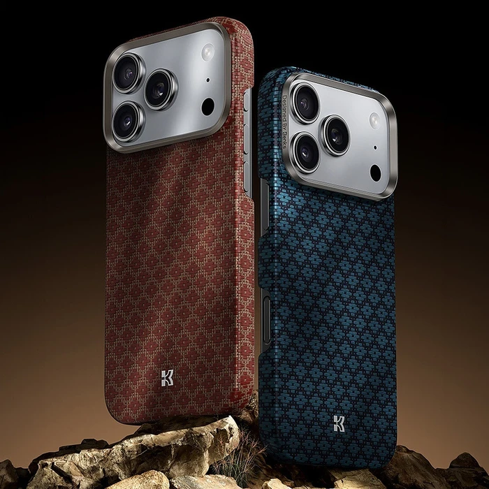 Benks Magnetic Armor Air Armor Grid Kevlar Metal Frame 600D Apple iPhone 17 Pro Max orange