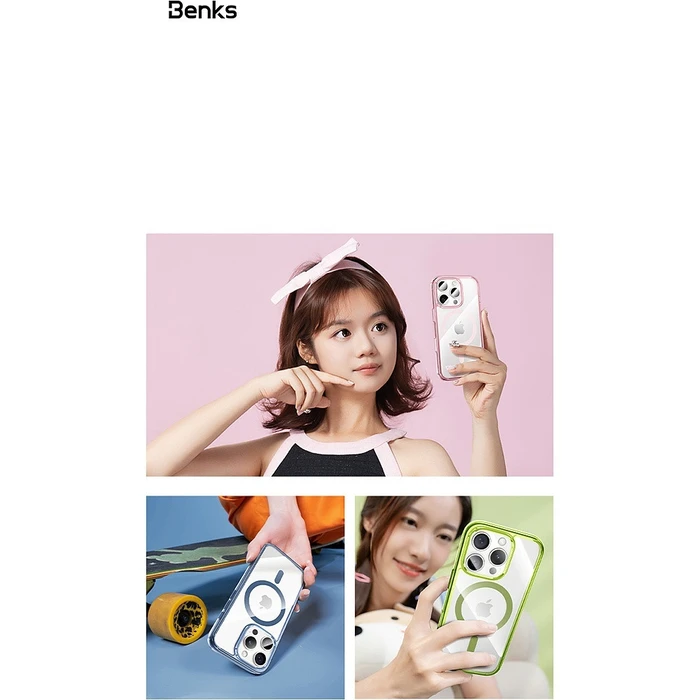 Benks Magnetic Lucent Pro Apple iPhone 16 Pro green