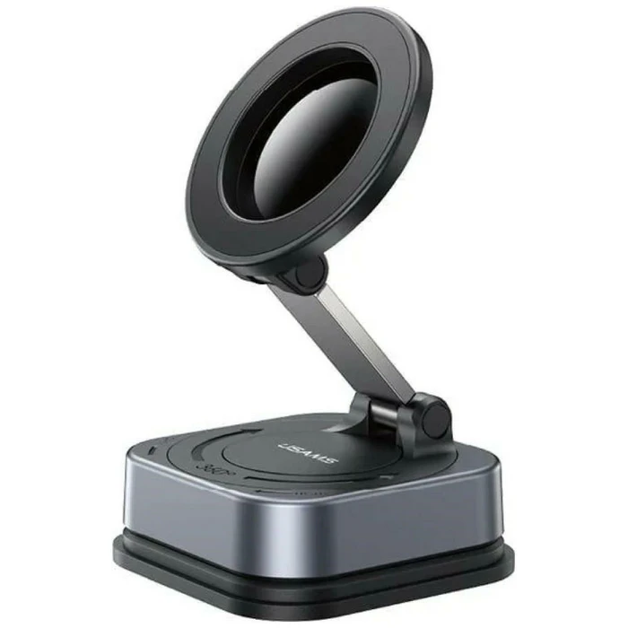 USAMS ZJ093 Universal magnetic phone holder for car, home, office black