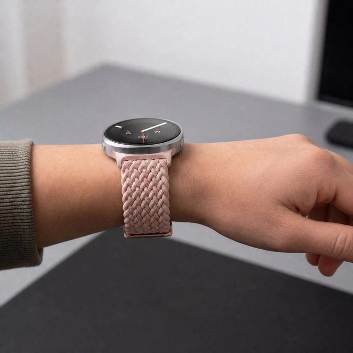 Tech-Protect Nylonmag Samsung Galaxy Watch 8 / 9 / Classic 40 / 44 / 46 mm Dusty Rose
