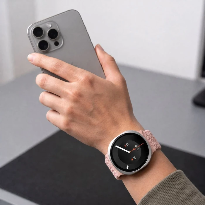 Tech-Protect Nylonmag Samsung Galaxy Watch 8 / 9 / Classic 40 / 44 / 46 mm Dusty Rose
