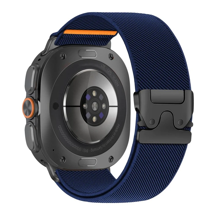 Tech-Protect Nylon Clasp Samsung Galaxy Watch Ultra 1 / 2 2024-2026 47 mm Navy Blue