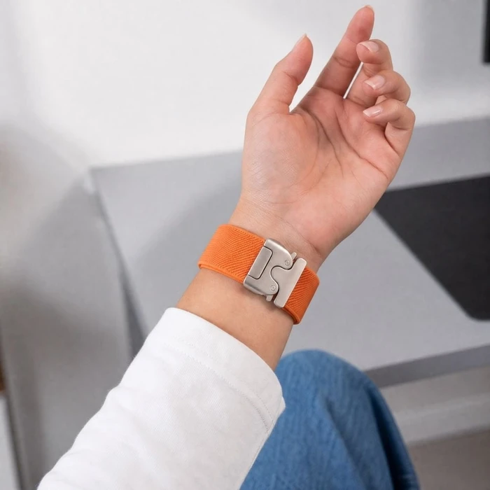 Tech-Protect Nylon Clasp Samsung Galaxy Watch 8 / 9 / Classic 40 / 44 / 46 mm Orange