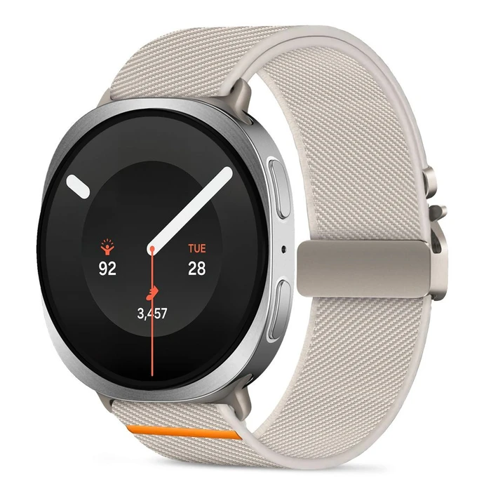 Tech-Protect Nylon Clasp Samsung Galaxy Watch 8 / 9 / Classic 40 / 44 / 46 mm Starlight