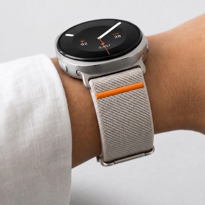 Tech-Protect Nylon Clasp Samsung Galaxy Watch 8 / 9 / Classic 40 / 44 / 46 mm Starlight