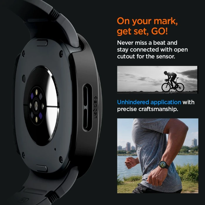 Spigen Thin Fit 360 Samsung Galaxy Watch 8 / 9 44 mm Black