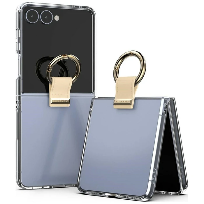 Mercury Golden Bell Clear Case Samsung Galaxy Z Flip8 beige