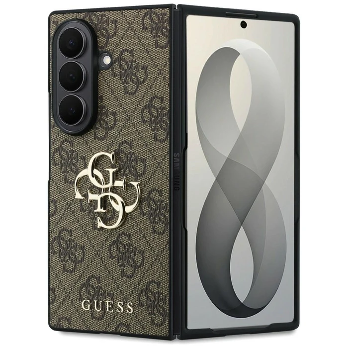 Guess Big 4G Logo Samsung Galaxy Z Fold8 Ultra brown