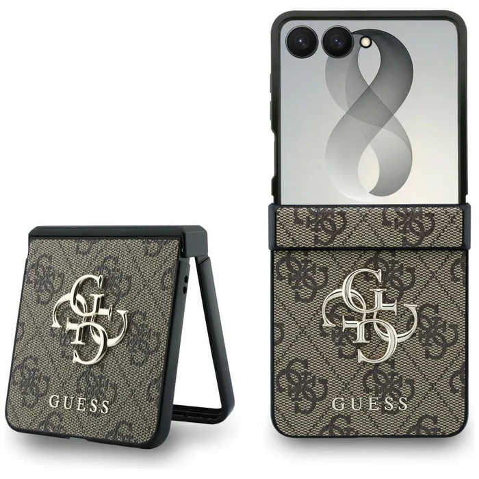 Guess Big 4G Logo Samsung Galaxy Z Flip8 brown