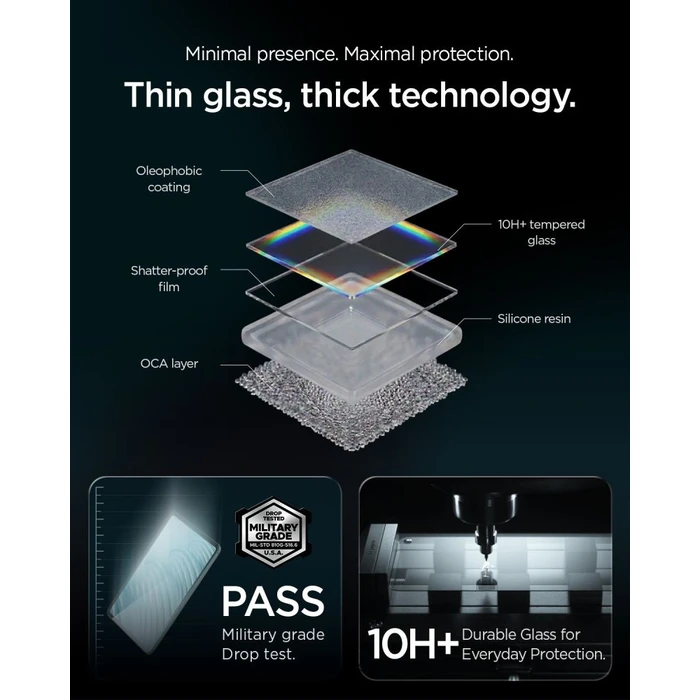 Spigen ALM Glas.tR T Apple iPad 10.9" 2022 / 11" 2025 Clear