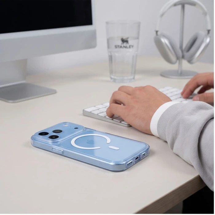 Tech-Protect MagPeak MagSafe CC Apple iPhone 17 Pro / 18 Pro Clear