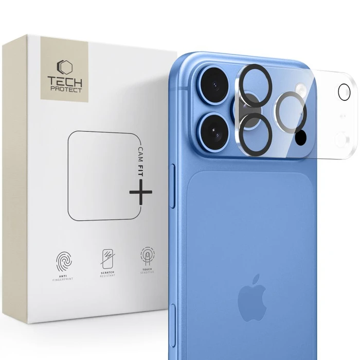 Tech-Protect Cam Fit+ Apple iPhone 18 Pro Max Clear