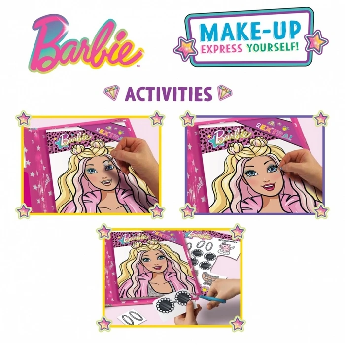 Παιχνίδι Κατασκευής Lisciani Barbie Sketch Book Make Up Goal