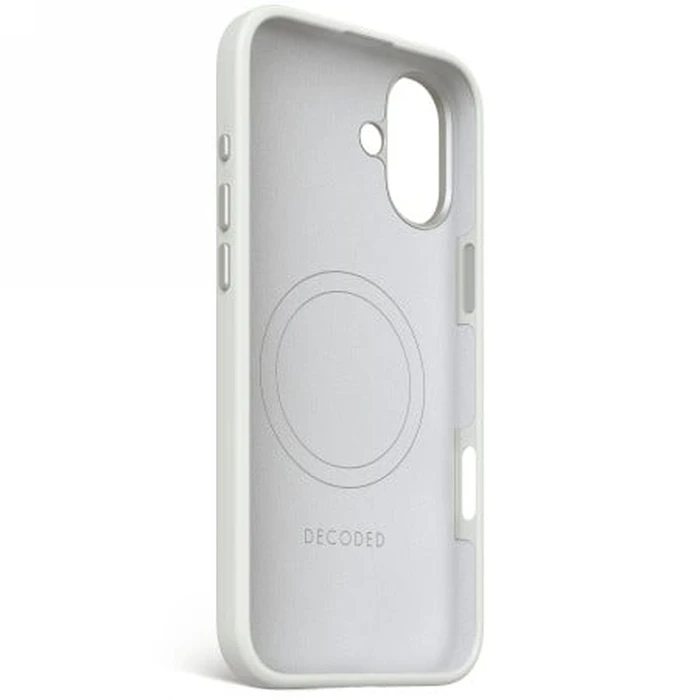 Decoded AntiMicrobial Silicone Backcover Apple iPhone 16 Plus MagSafe (stone gray)