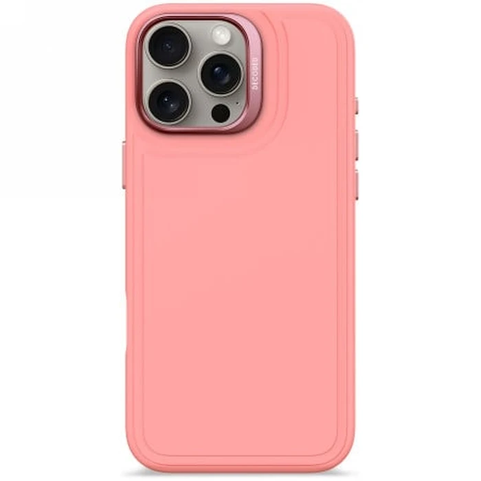 Decoded AntiMicrobial Silicone Stacks Backcover Apple iPhone 16 Pro Max MagSafe (bubble gum)