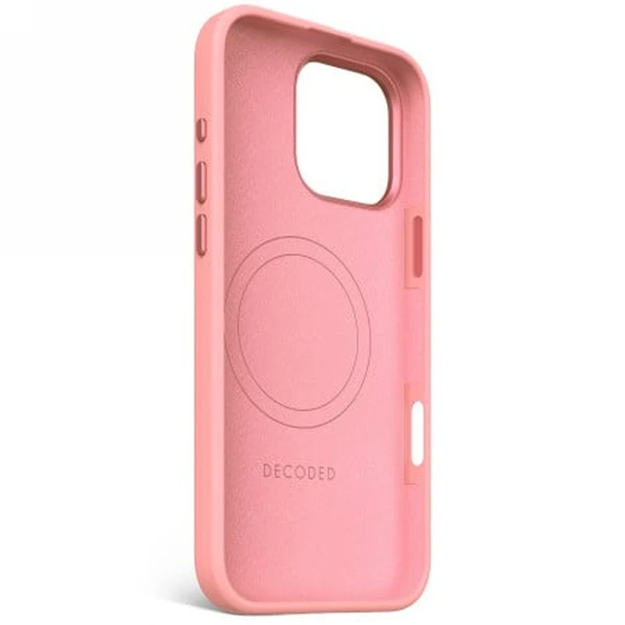 Decoded AntiMicrobial Silicone Stacks Backcover Apple iPhone 16 Pro Max MagSafe (bubble gum)