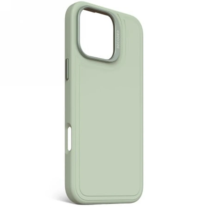 Decoded AntiMicrobial Silicone Stacks Backcover Apple iPhone 16 Pro Max MagSafe (mist green)