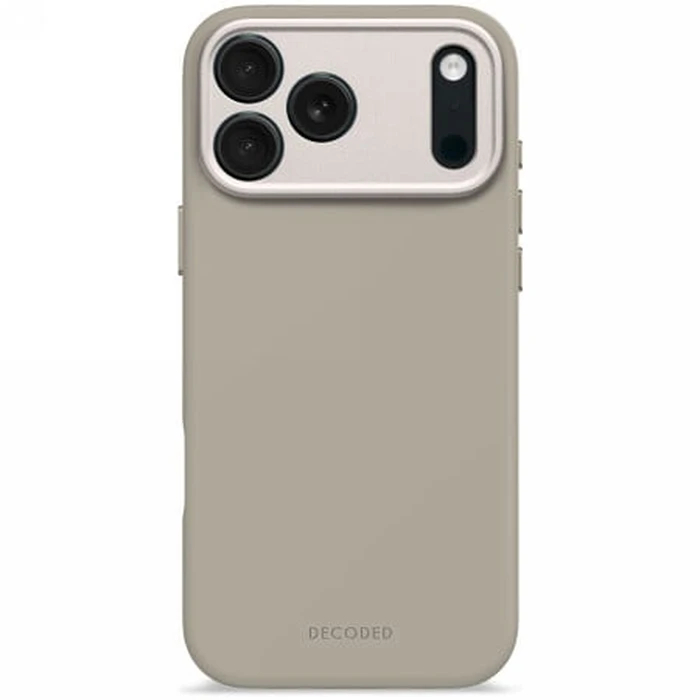 Decoded AntiMicrobial Silicone Backcover Apple iPhone 17 Pro Max MagSafe (soft taupe)